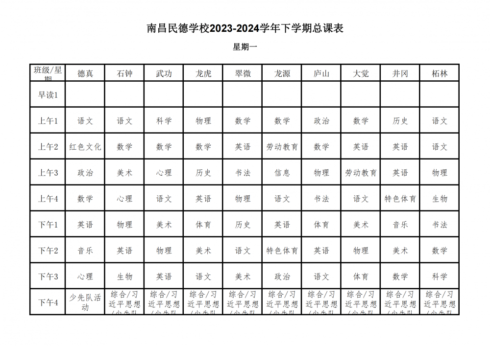 南昌民德學(xué)校2023-2024學(xué)年下學(xué)期總課表3.6_01.png